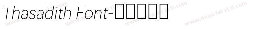 Thasadith Font字体转换